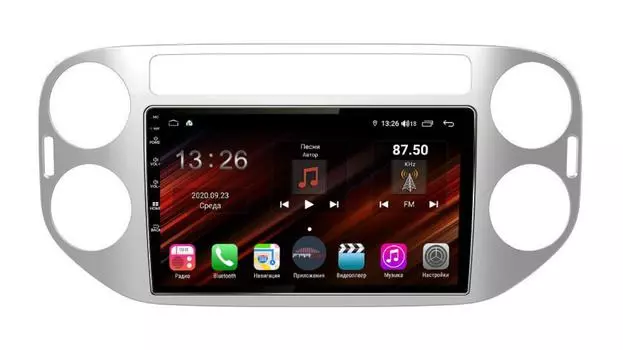 Штатная магнитола FarCar s400 Super HD для VW Tiguan на Android (XH489R) (+ Камера заднего вида в подарок!)