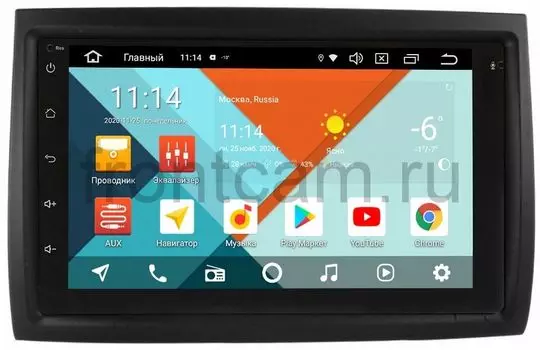 Штатная магнитола Fiat Ducato III 2006-2019 Wide Media MT7001PK-2/16-RP-11-354-70 на Android 9.1 (DSP 3G-SIM) (+ Камера заднего вида в подарок!)