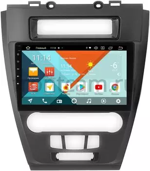 Штатная магнитола Ford Fusion 2006-2012 Wide Media KS10-296-QR-3/32 DSP CarPlay 4G-SIM Android 10 (API 29) (+ Камера заднего вида в подарок!)