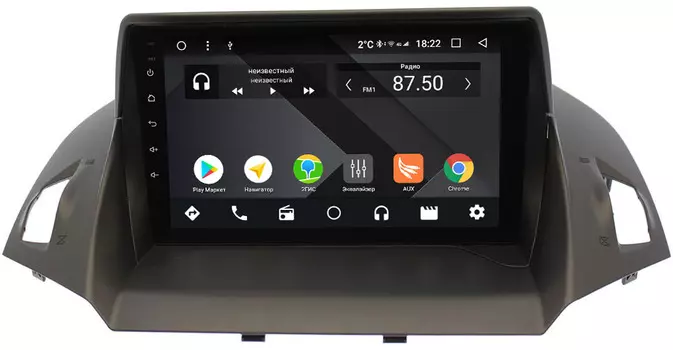 Штатная магнитола Ford Kuga II 2013-2017 Wide Media CF9028-OM-4/64 на Android 9.1 (TS9, DSP, 4G SIM, 4/64GB) (+ Камера заднего вида в подарок!)
