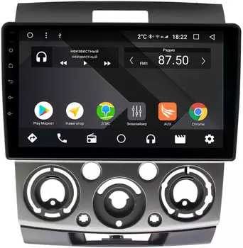 Штатная магнитола Ford Ranger II 2006-2012 Wide Media CF9139-OM-4/64 на Android 9.1 (TS9, DSP, 4G SIM, 4/64GB) (+ Камера заднего вида в подарок!)