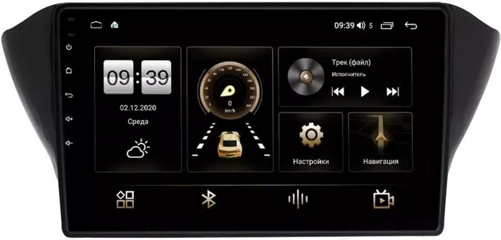 Штатная магнитола Geely Atlas 2016-2021 LeTrun 4165-1072 на Android 10 (4G-SIM, 3/32, DSP, QLed) (+ Камера заднего вида в подарок!)