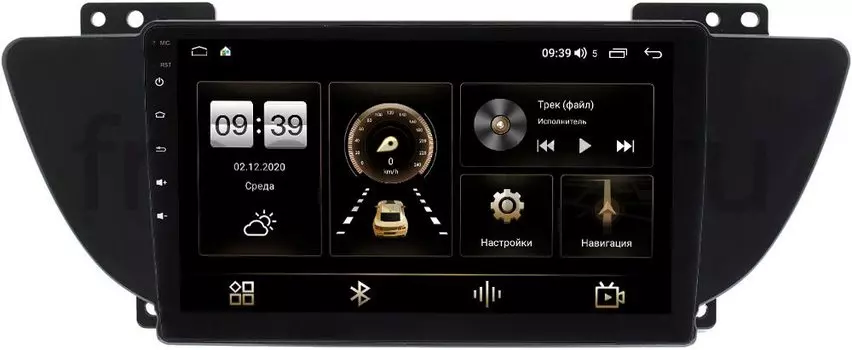 Штатная магнитола Geely Atlas 2016-2021 LeTrun 4166-9-1016 на Android 10 (4G-SIM, 3/32, DSP, QLed) (+ Камера заднего вида в подарок!)