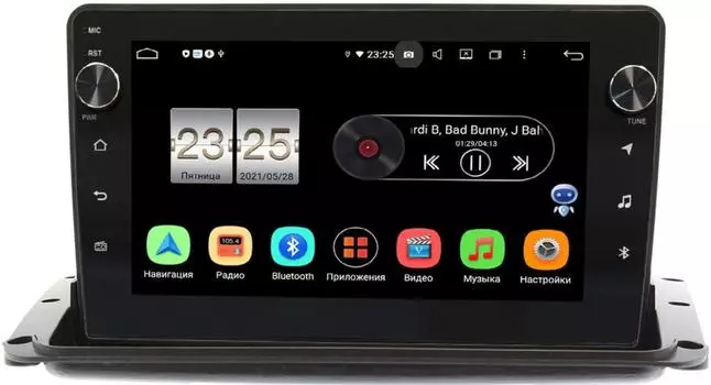 Штатная магнитола Haima 7 2013-2020 LeTrun BPX609-9333 на Android 10 (4/64, DSP, IPS, с голосовым ассистентом, с крутилками) (+ Камера заднего вида в подарок!)