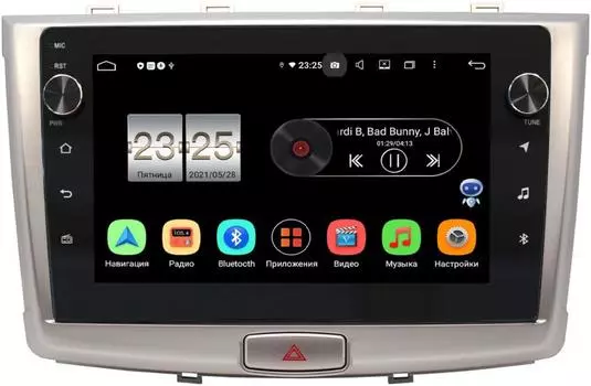 Штатная магнитола Haval H6 2014-2021 LeTrun BPX410-1064 на Android 10 (4/32, DSP, IPS, с голосовым ассистентом, с крутилками) (+ Камера заднего вида в подарок!)