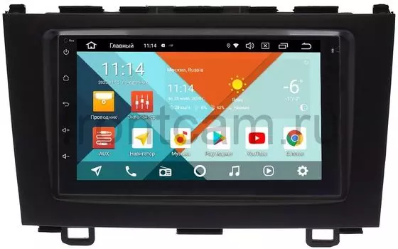 Штатная магнитола Honda CR-V III 2007-2012 Wide Media MT7001PK-2/16-RP-HNCRB-45 на Android 9.1 (DSP 3G-SIM) (+ Камера заднего вида в подарок!)