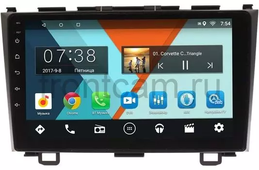 Штатная магнитола Honda CR-V III 2007-2012 Wide Media MT9008MF-2/16 на Android 7.1.1 (+ Камера заднего вида в подарок!)