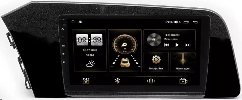 Штатная магнитола Hyundai Elantra VII (CN7) 2020-2021 LeTrun 4166-9-1063 на Android 10 (4G-SIM, 3/32, DSP, QLed) (+ Камера заднего вида в подарок!)