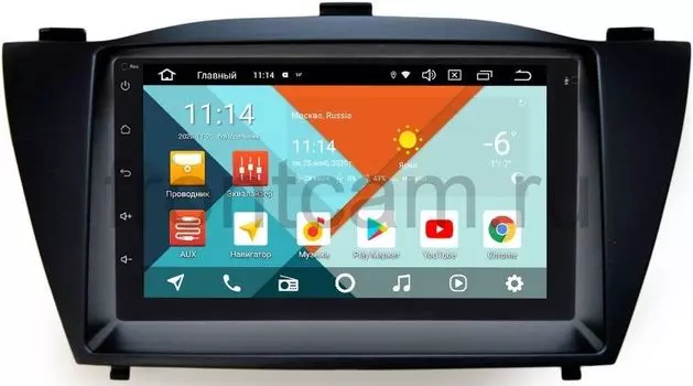 Штатная магнитола Hyundai ix35, Tucson II 2011-2015 Wide Media MT7001PK-2/16-RP-HDI35-32 на Android 9.1 (DSP 3G-SIM) (+ Камера заднего вида в подарок!)