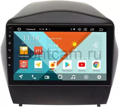 Штатная магнитола Hyundai ix35, Tucson II 2011-2015 (для авто без камеры) Wide Media KS9088QR-3/32 DSP CarPlay 4G-SIM на Android 10 (+ Камера заднего вида в подарок!)