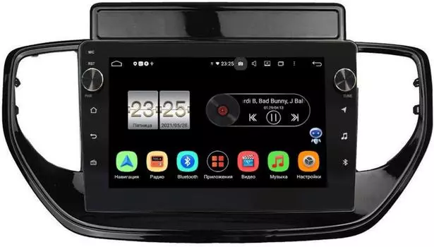 Штатная магнитола Hyundai Solaris II 2020-2021 LeTrun BPX609-TK957 на Android 10 (4/64, DSP, IPS, с голосовым ассистентом, с крутилками) (+ Камера заднего вида в подарок!)