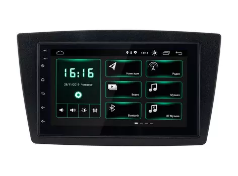 Штатная магнитола Incar 70-1201 для LADA Granta 11-18 на Android 9 (комплект) (+ Камера заднего вида в подарок!)