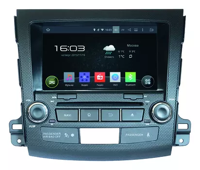 Штатная магнитола Incar AHR-6181 Mitsubishi Outlander 2008-2013 на Android 4.4.4 (+ Камера заднего вида в подарок!)