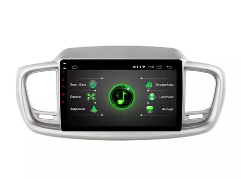 Штатная магнитола Incar DTA-1809 для KIA Sorento Prime 17+ Android 9.0 с процессором DSP (+ Камера заднего вида в подарок!)