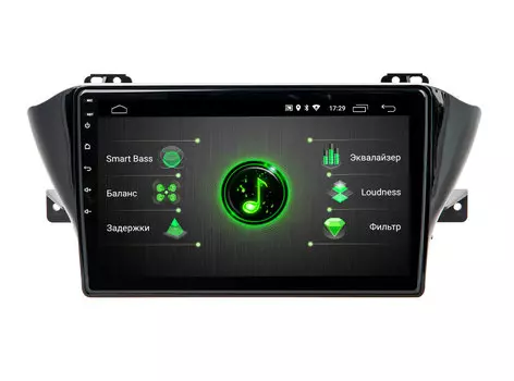 Штатная магнитола Incar DTA-1901 для Geely Atlas 17+ Android 9.0 с процессором DSP (+ Камера заднего вида в подарок!)