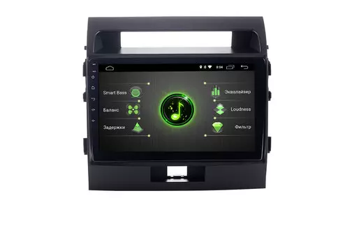 Штатная магнитола INCAR DTA-2212 для Toyota Land Cruiser 200 (2012-2015) Android 10 с процессором DSP (+ Камера заднего вида в подарок!)