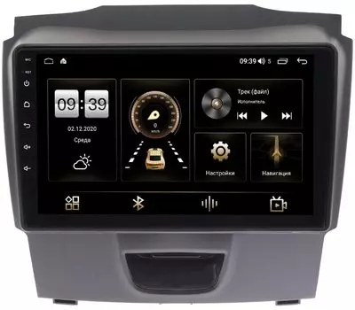 Штатная магнитола Isuzu D-Max II 2012-2021 (тип 1) LeTrun 4196-9054 на Android 10 (6/128, DSP, QLed) С оптическим выходом (+ Камера заднего вида в подарок!)