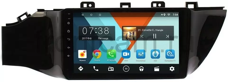 Штатная магнитола Kia Rio IV, Rio IV X-Line 2017-2019 Wide Media MT9078MF-2/16 Android 7.1.1 (без кнопки) (+ Камера заднего вида в подарок!)