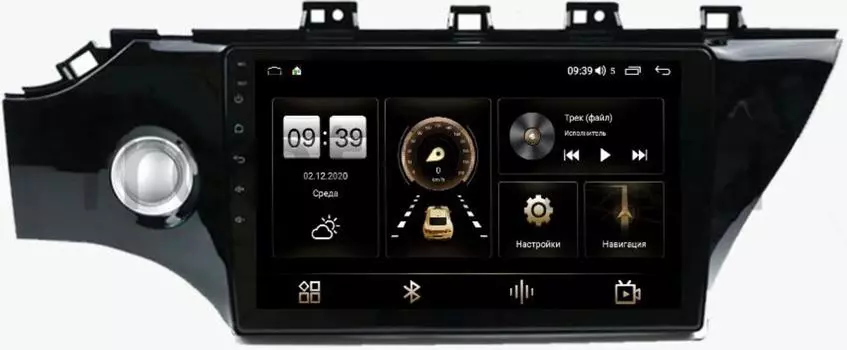 Штатная магнитола Kia Rio IV, Rio IV X-Line 2017-2019 LeTrun 4165-10-419 на Android 10 (4G-SIM, 3/32, DSP, QLed) (с кнопкой) (+ Камера заднего вида в подарок!)