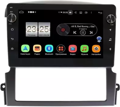 Штатная магнитола Kia Sorento (2006-2009) LeTrun BPX609-9337 на Android 10 (4/64, DSP, IPS, с голосовым ассистентом, с крутилками) (+ Камера заднего вида в подарок!)