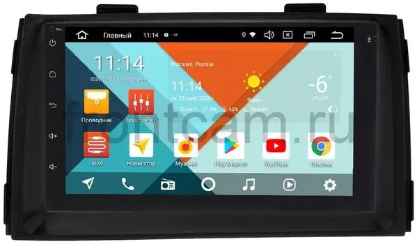 Штатная магнитола Kia Sorento II 2009-2012 Wide Media MT7001PK-2/16-RP-KISRd-28 на Android 9.1 (DSP 3G-SIM) (+ Камера заднего вида в подарок!)