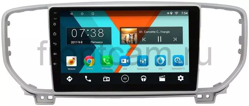 Штатная магнитола Kia Sportage IV 2018-2020 Wide Media MT9085MF-2/16 на Android 7.1.1 (для авто без камеры) (+ Камера заднего вида в подарок!)