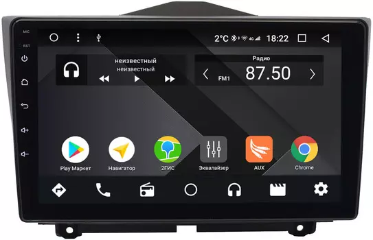 Штатная магнитола Lada Granta I 2018-2019 Wide Media CF9090-OM-4/64 на на Android 9.1 (TS9, DSP, 4G SIM, 4/64GB) (+ Камера заднего вида в подарок!)