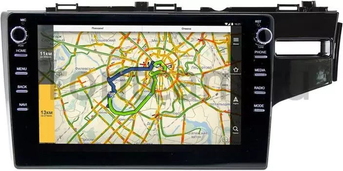 Штатная магнитола LeTrun 3149-10-508 для Honda Fit III 2013-2021 (правый руль) на Android 10 (DSP 2/16 с крутилками) (+ Камера заднего вида в подарок!)