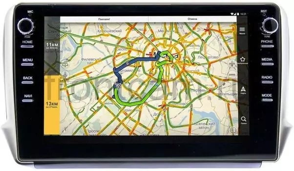 Штатная магнитола LeTrun 3149-10-732 для Peugeot 208 I, Peugeot 2008 2013-2019 на Android 10 (DSP 2/16 с крутилками) (+ Камера заднего вида в подарок!)