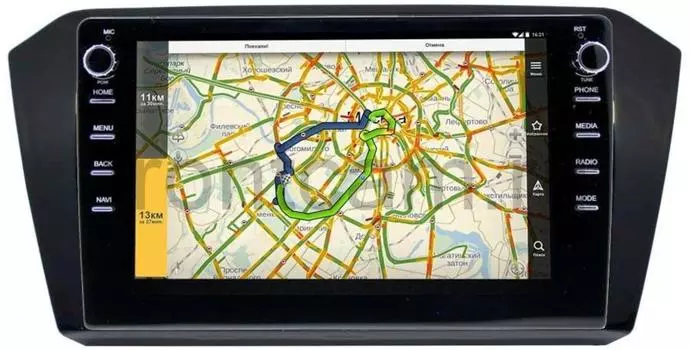 Штатная магнитола LeTrun 3149-2758 для Volkswagen Passat B8 2014-2021 на Android 10 (DSP 2/16 с крутилками) (+ Камера заднего вида в подарок!)