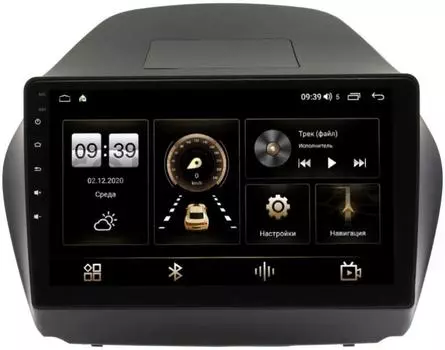 Штатная магнитола LeTrun 3799-1043 для Hyundai ix35 2010-2015 на Android 10 (4/64, DSP, QLed) С оптическим выходом (для авто без камеры) (+ Камера заднего вида в подарок!)