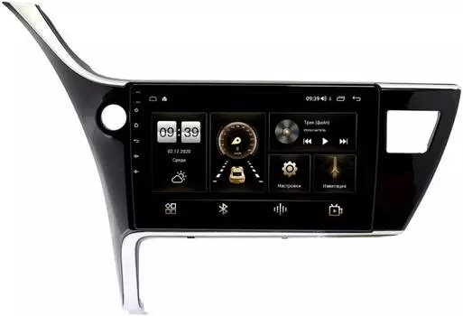 Штатная магнитола LeTrun 4165-10-1135 для Toyota Corolla XI 2015-2020 для авто без камеры на Android 10 (4G-SIM, 3/32, DSP, QLed) (+ Камера заднего вида в подарок!)