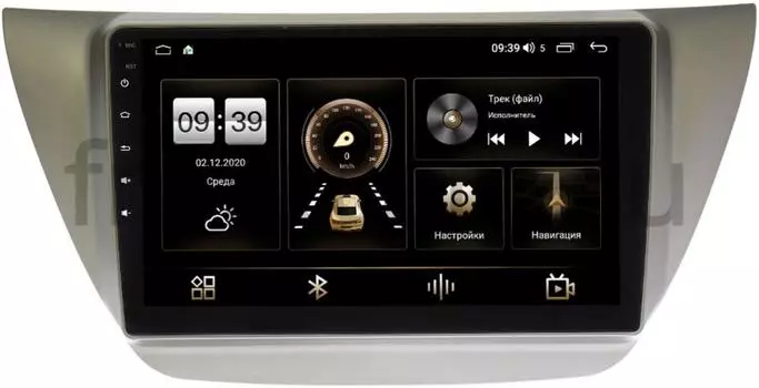 Штатная магнитола LeTrun 4196-9230 для Mitsubishi Lancer IX 2000-2010 (серая) на Android 10 (6/128, DSP, QLed) С оптическим выходом (+ Камера заднего вида в подарок!)