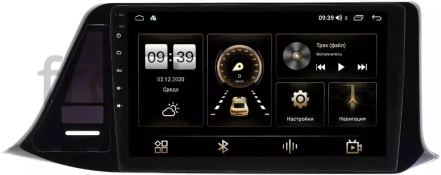 Штатная магнитола LeTrun 4196-9276 для Toyota C-HR I 2016-2021 (правый руль) (для комплектации с магнитолой 100x200mm) на Android 10 (6/128, DSP, QLed) С оптическим выходом (+ Камера заднего вида в подарок!)