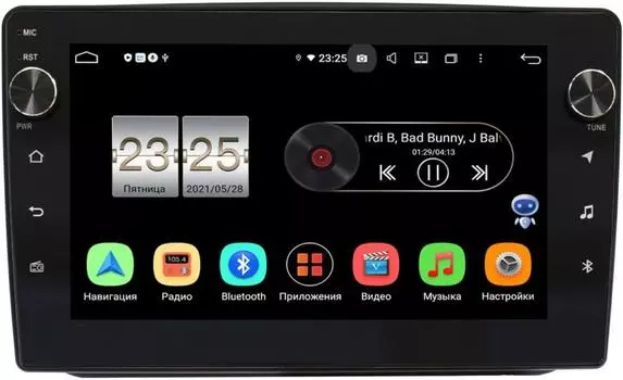 Штатная магнитола LeTrun BPX410-1089 для Skoda Fabia II 2007-2014 на Android 10 (4/32, DSP, IPS, с голосовым ассистентом, с крутилками) (+ Камера заднего вида в подарок!)