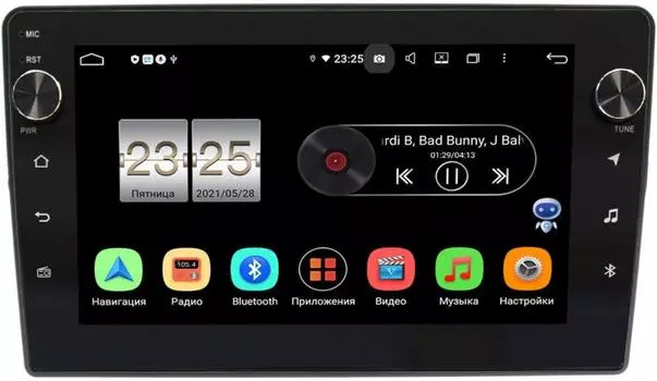 Штатная магнитола LeTrun BPX609-1030 для Chevrolet Aveo I, Captiva I, Epica I 2006-2012 на Android 10 (4/64, DSP, IPS, с голосовым ассистентом, с крутилками) (+ Камера заднего вида в подарок!)