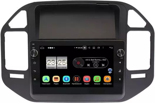 Штатная магнитола LeTrun BPX609-266 для Mitsubishi Pajero III 1999-2006 на Android 10 (4/64, DSP, IPS, с голосовым ассистентом, с крутилками) (+ Камера заднего вида в подарок!)