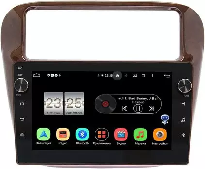 Штатная магнитола LeTrun BPX609-291 для Honda Odyssey 1994-1999 (дерево / глянец) на Android 10 (4/64, DSP, IPS, с голосовым ассистентом, с крутилками) (+ Камера заднего вида в подарок!)