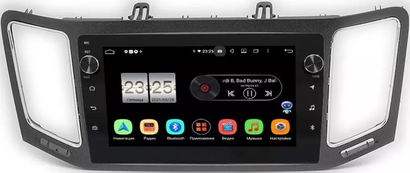 Штатная магнитола LeTrun BPX609-404 для Volkswagen Sharan 2010-2021 на Android 10 (4/64, DSP, IPS, с голосовым ассистентом, с крутилками) (+ Камера заднего вида в подарок!)