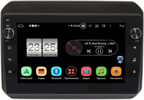 Штатная магнитола LeTrun BPX609-9168 для Suzuki Ignis III 2016-2020 на Android 10 (4/64, DSP, IPS, с голосовым ассистентом, с крутилками) (+ Камера заднего вида в подарок!)