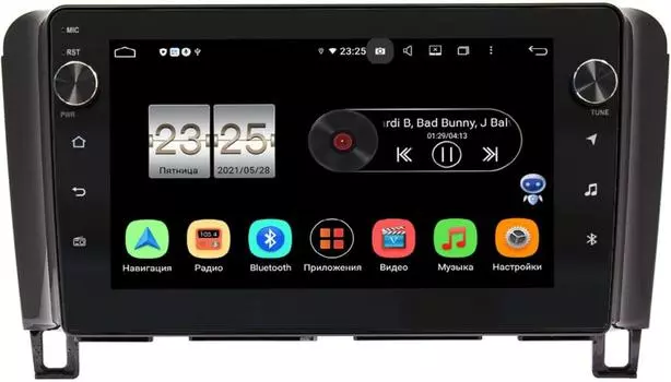 Штатная магнитола LeTrun BPX609-9229 для Nissan Serena III (C25) 2005-2010, Serena IV (C26) 2010-2016 на Android 10 (4/64, DSP, IPS, с голосовым ассистентом, с крутилками) (+ Камера заднего вида в подарок!)