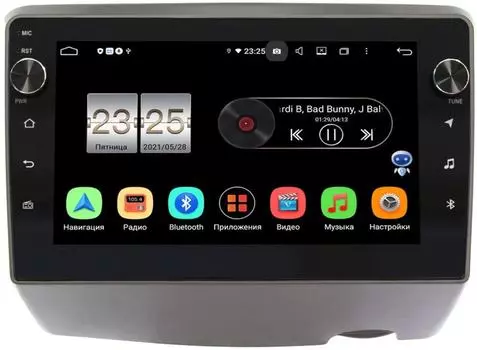 Штатная магнитола LeTrun BPX609-9294 для Toyota Vitz I (XP10) 1999-2005 на Android 10 (4/64, DSP, IPS, с голосовым ассистентом, с крутилками) (+ Камера заднего вида в подарок!)