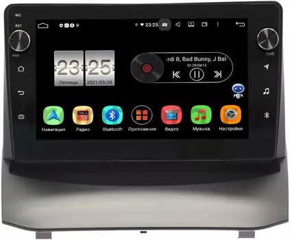 Штатная магнитола LeTrun BPX609-9297 для Ford Fiesta Mk6 2008-2019 на Android 10 (4/64, DSP, IPS, с голосовым ассистентом, с крутилками) (+ Камера заднего вида в подарок!)