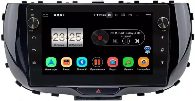Штатная магнитола LeTrun BPX609-9310 для Kia Soul III 2019-2021 на Android 10 (4/64, DSP, IPS, с голосовым ассистентом, с крутилками) (+ Камера заднего вида в подарок!)
