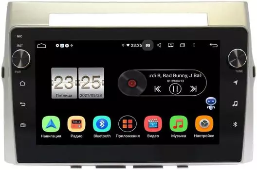 Штатная магнитола LeTrun BPX609-9325 для Toyota Corolla Verso (2004-2009) на Android 10 (4/64, DSP, IPS, с голосовым ассистентом, с крутилками) (+ Камера заднего вида в подарок!)