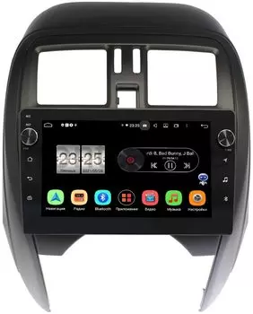 Штатная магнитола LeTrun BPX609-NI097N для Nissan March IV (K13) 2010-2019 на Android 10 (4/64, DSP, IPS, с голосовым ассистентом, с крутилками) (+ Камера заднего вида в подарок!)
