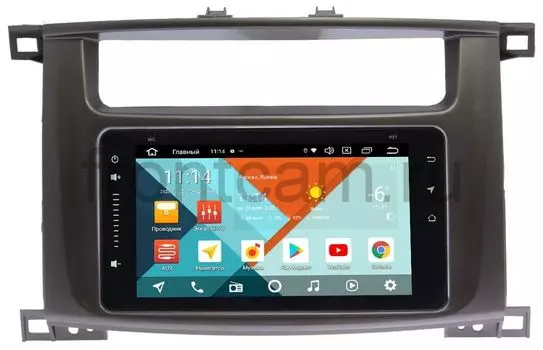 Штатная магнитола Lexus LX II 470 2003-2007 Wide Media MT6901PK-2/16-RP-TYLC1XB-40 на Android 9.1 (DSP 3G-SIM) (+ Камера заднего вида в подарок!)