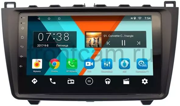 Штатная магнитола Mazda 6 (GH) 2007-2012 Wide Media MT9033MF-2/16 на Android 7.1.1 (+ Камера заднего вида в подарок!)