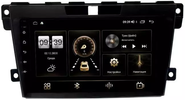 Штатная магнитола Mazda CX-7 I 2006-2012 LeTrun 4196-9073 на Android 10 (6/128, DSP, QLed) С оптическим выходом (+ Камера заднего вида в подарок!)