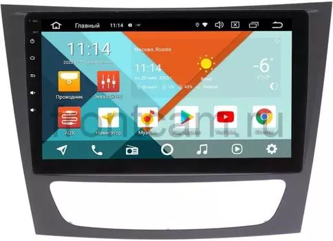 Штатная магнитола Mercedes E-klasse (W211) 2002-2009, CLS-klasse (C219) Wide Media KS9-451QR-3/32 DSP CarPlay 4G-SIM на Android 10 (+ Камера заднего вида в подарок!)